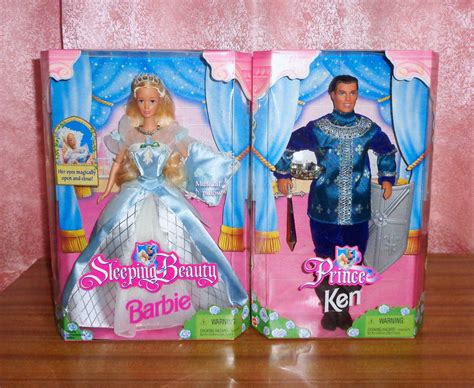 1999 Sleeping Beauty Barbie & Prince Ken Dolls (1) | Barbie