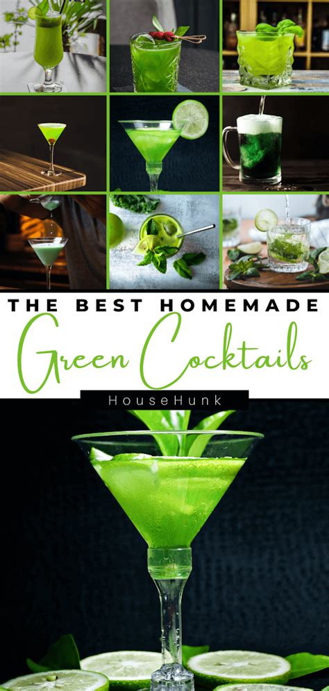 16 Green Cocktails to Get Your Party Started - House Hunk