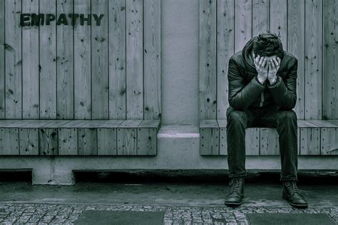 Lonely man and empathy, black and white Photograph by Robert Pastryk ...