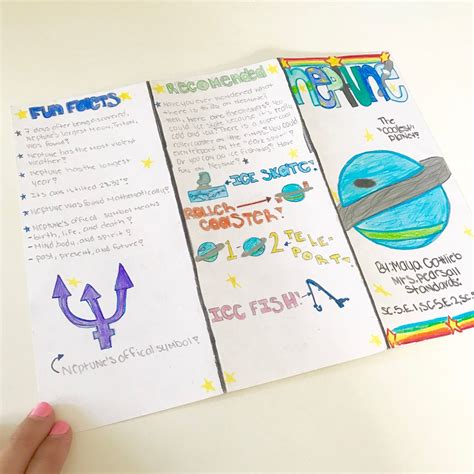 student project - space brochure for project based learning ...