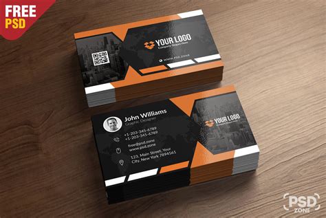 Free Business Card Template Psd