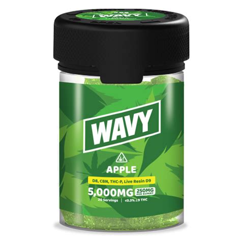 Shop Wavy Live Resin Gummies 5000mg | D8 Gas