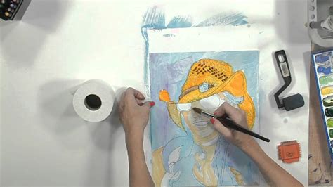 Painting a Trial Portrait in Watercolors on Yupo, Part 2 - YouTube