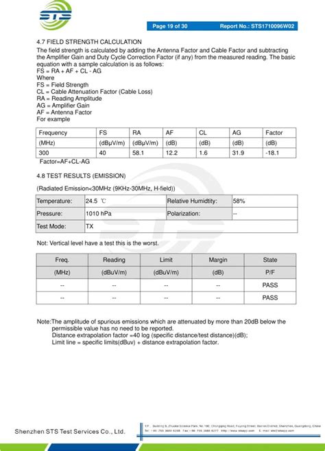 Pressure Gauge Calibration Certificate