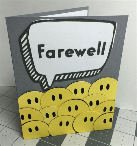 Farewell From Group Card | Handmade invitation cards, Farewell cards, Card design handmade