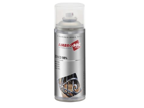 SPRAY GALVANIZADO EN FRIO AMBROSOL 400ML Z353 98% – Tu ferreteria Marina e Industiral (Manta ...