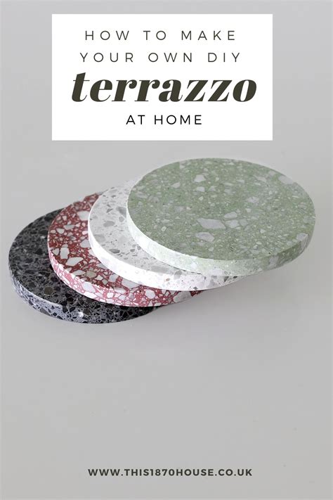 This guide will walk you through jesmonite terrazzo techniques so you can make your own coasters ...