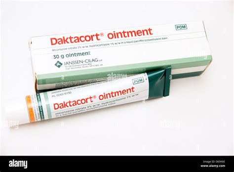 Daktacort ointment (miconazole nitrate) hydrocortisone steroid cream ...