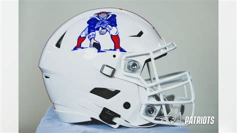 Custom Pocket Pro Helmet NFL New England Patriots Throwback 2022 ...