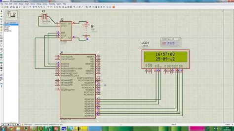 real time clock with ds1302 , PIC 16F877A and 16x2 LCD .code in CCS - YouTube