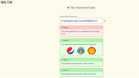 How to Play The Password Game (Neal Fun) - Pro Game Guides