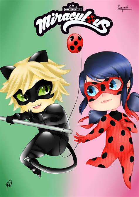 Ladybug and Chat Noir - Miraculous Ladybug Fan Art (39509341) - Fanpop