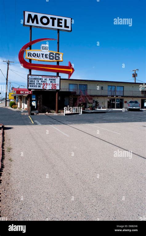 Motel on Route 66 at Kingman Arizona Stock Photo - Alamy