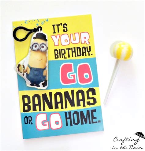 Minion Birthday Cards | Crafting in the Rain