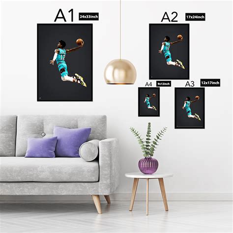 Ja Morant Dunk Poster Basketball Poster Sports Print - Etsy