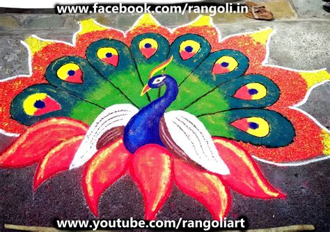 Diwali Rangoli , Kolam , Designs Images: Peacock Rangoli Designs 2015 | Rangoli designs photos ...