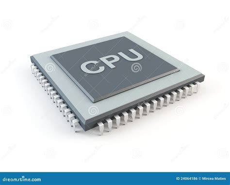 Computer Cpu Royalty Free Stock Image - Image: 24064186