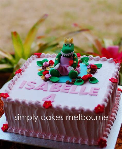 Simply Cakes Melbourne: Dorothy the dinosaur cake themed