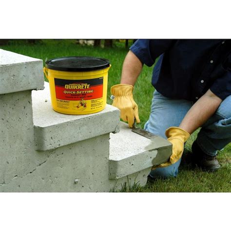 QUIKRETE 10-lb Quick-Setting Cement Cement Gray For Use with Concrete and Repair (10-lb) in the ...