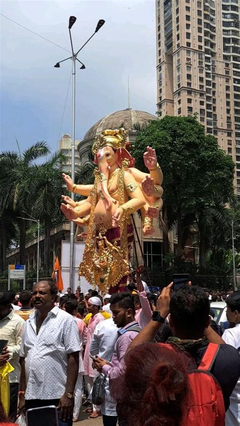 Mumbai Ganpati Visarjan | lalbaug Ganesh Visarjan | Ganpati Bappa Morya ...