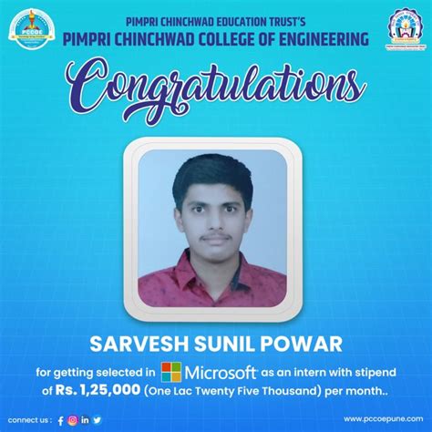 PCCOE PUNE on LinkedIn: #pcet #pccoe #microsoft #congratulations # ...