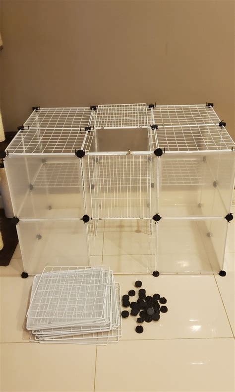 Transparent Pet Cage Fence DIY (Cat, dog, small animals), Pet Supplies, Homes & Other Pet ...