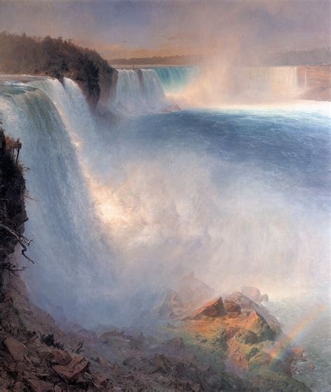 Frederic Edwin Church - Niagara Falls, from the American Side (1867) : r/museum