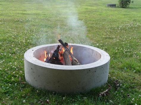 fire pit - Pure concrete hollow cylinder - Home Improvement Stack Exchange