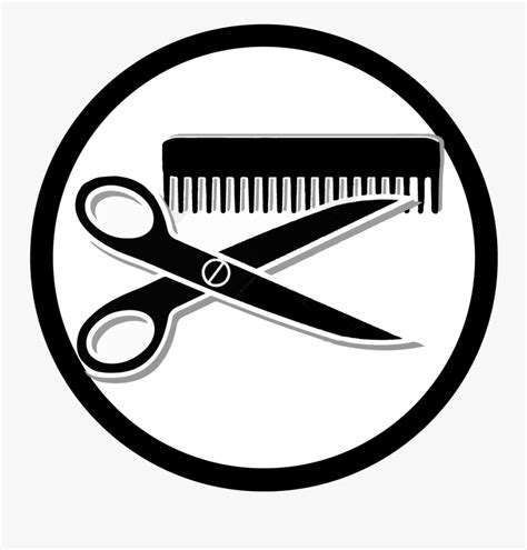 Hair Scissors Png Image - Hairdresser Symbol , Free Transparent Clipart - ClipartKey