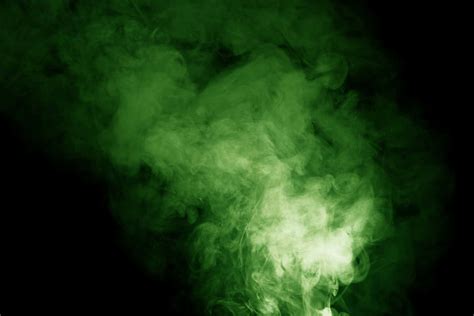 Green Smoke Background