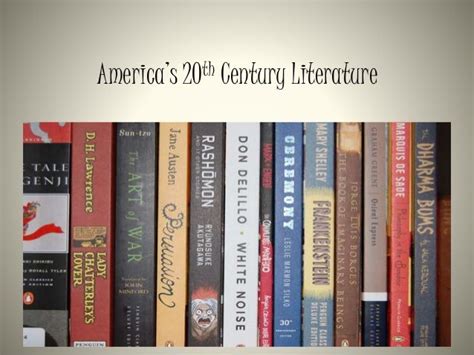 America’s 20th century literature