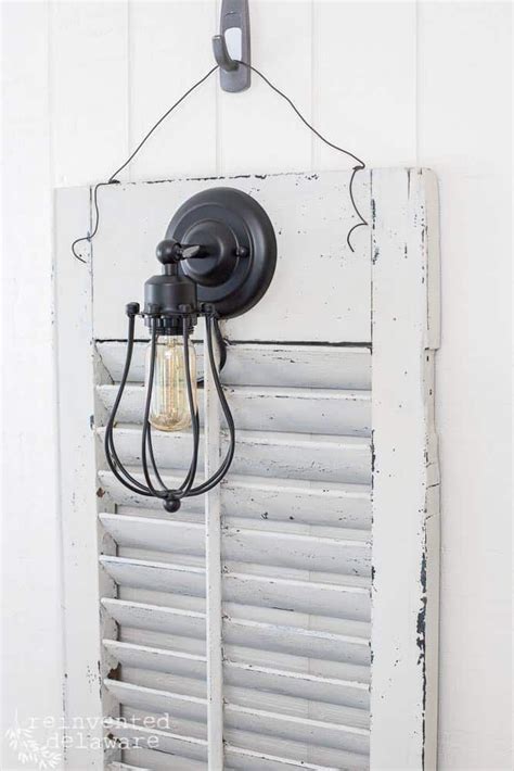 DIY Shutter Wall Decor