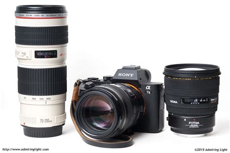 Canon EF Lenses on Sony A7 II (Firmware 2.0) - Admiring Light