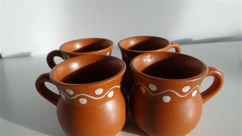 Terracotta Clay Coffee Mug-Set of 4 – Terrahue