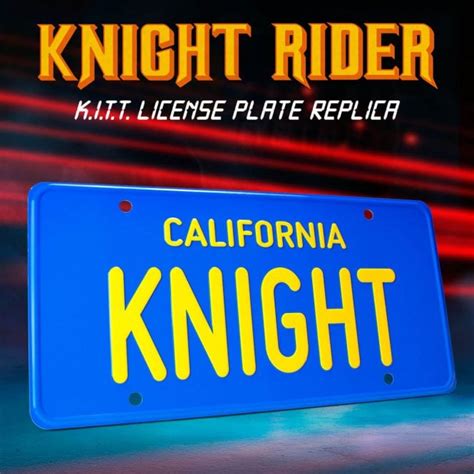 Doctor Collector 1:1 Knight Rider - License Plate