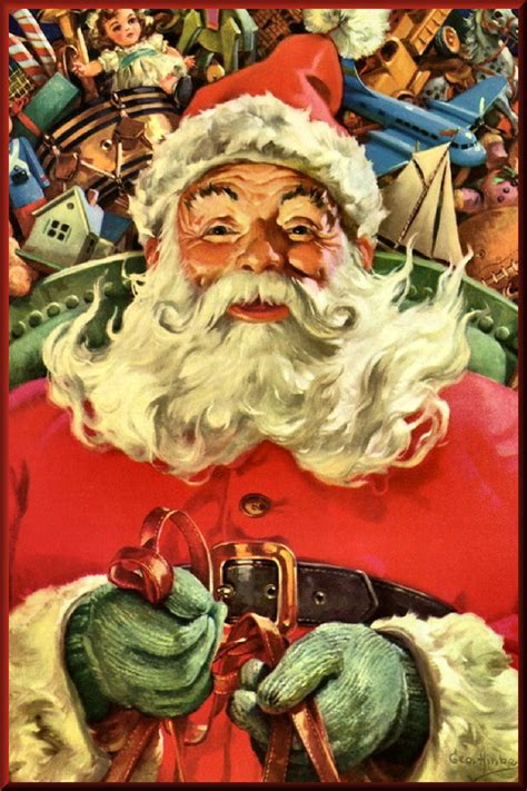 Vintage Images Of Santa