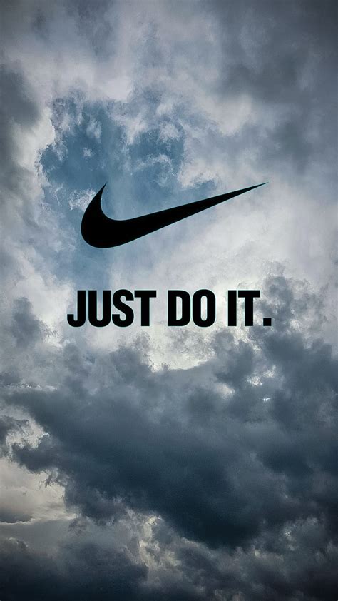 Nike, logo, just do it, cloud, HD phone wallpaper | Peakpx