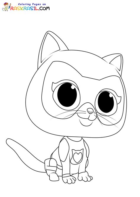 SuperKitties Coloring Pages