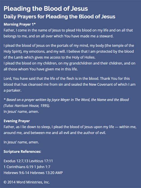 Pleading the Blood of Jesus | prayers.org