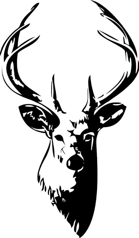 Deer Silhouette Stencil at GetDrawings | Free download