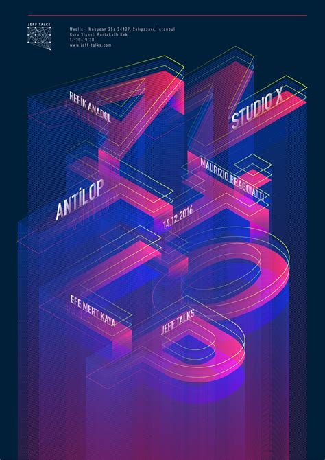 Antilop Poster / Jeff Talks | Graphic design typography poster ...