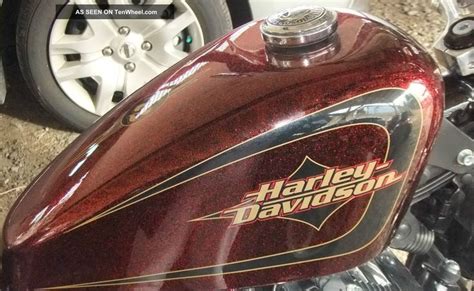 2012 Harley Davidson 1200l Custom With 72 On The Tank With Red Metal ...