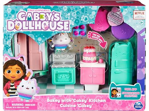 Gabby's Dollhouse Gabby’s Dollhouse, Bakey with Cakey Kitchen