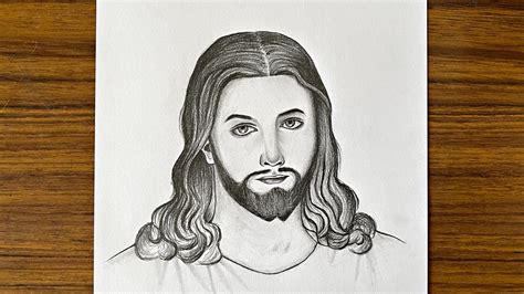 How to draw Jesus Christ || Jesus drawing || Easy drawings step by step || Pencil drawing ...