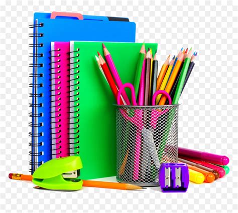 Stationery School Books Png, Transparent Png - vhv