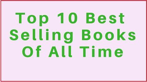 Top 20 Best Selling Books Of All Time Infographics