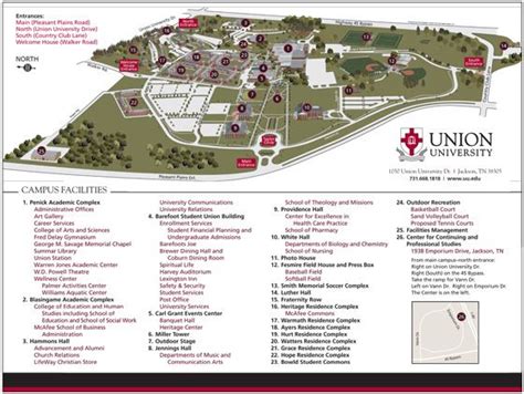 Union College Campus Map – Verjaardag Vrouw 2020