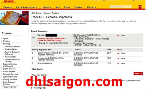 How To Track Dhl Ecommerce Shipments Using Dhl Tracking