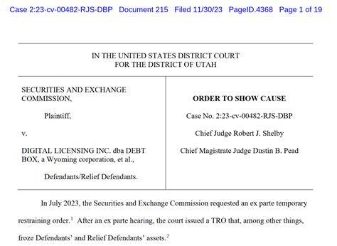 U.S. Federal Judge Criticizes SEC Lawyers for Misleading Court In ...