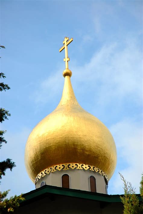 The Gold Cross, Russian Onion Dome, Orthodox Church of All… | Flickr